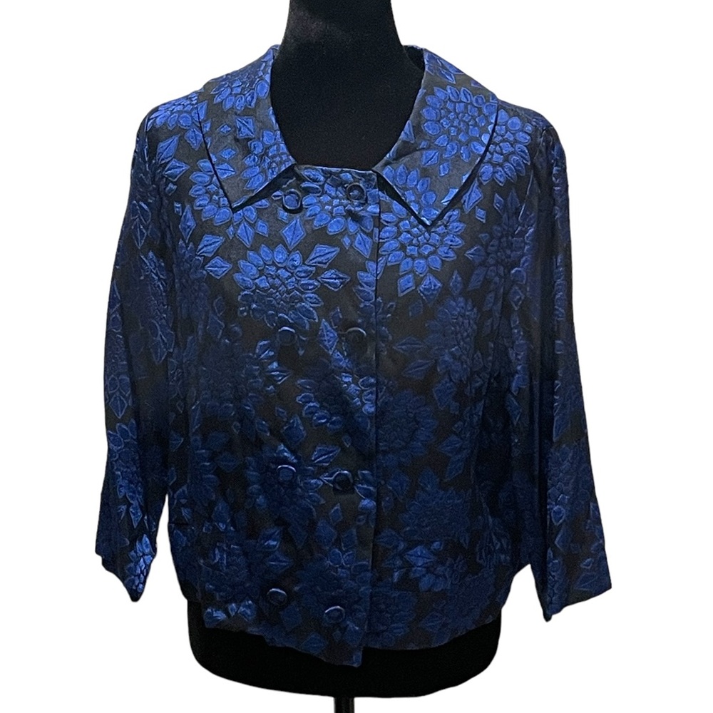 Vintage Brocade Cropped Jacket